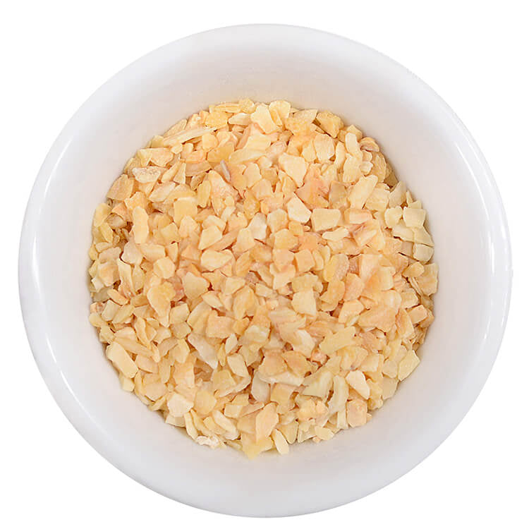 Knoblauch fein gehackt, Gewürzstreuer