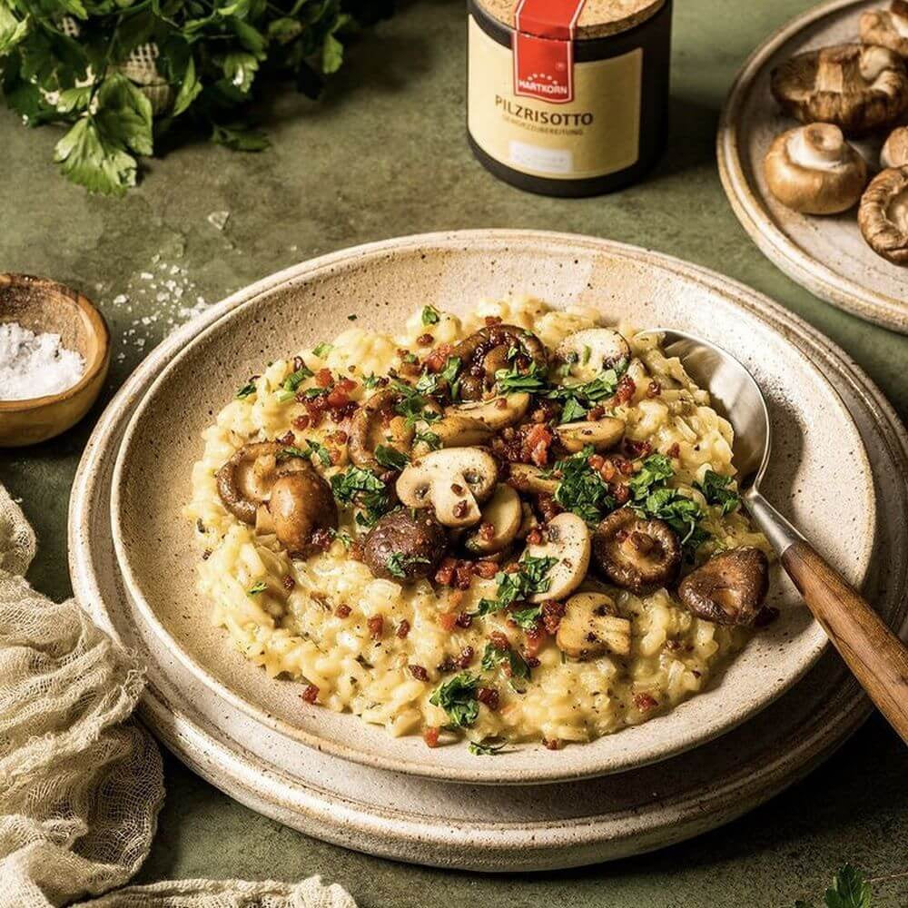 Pilzpfanne Gewürzzubereitung