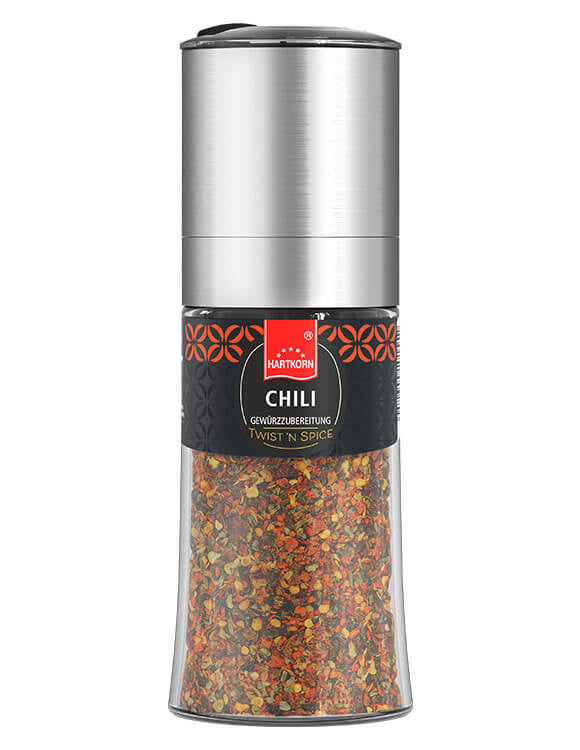 Chili Pimientos Picantes Gewürzzubereitung Chilimühle Twist´n Spice