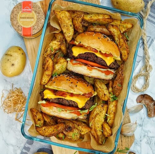 Potato Wedges Gewürzsalz