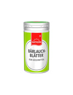 Bärlauchblätter fein geschnitten, Gewürzstreuer
