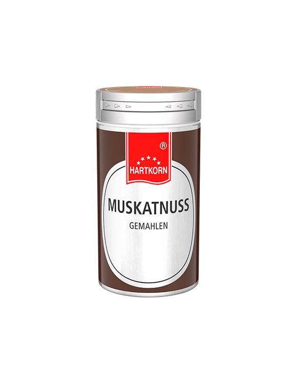 Muskatnuss gemahlen, Gewürzstreuer