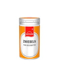 Zwiebeln fein geschnitten, Gewürzstreuer