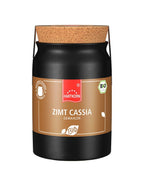 Bio Zimt Cassia gemahlen Gewürz, Keramiktöpfchen