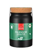 Bio Italienische Kräuter gerebelt Kräutermischung, Keramiktöpfchen