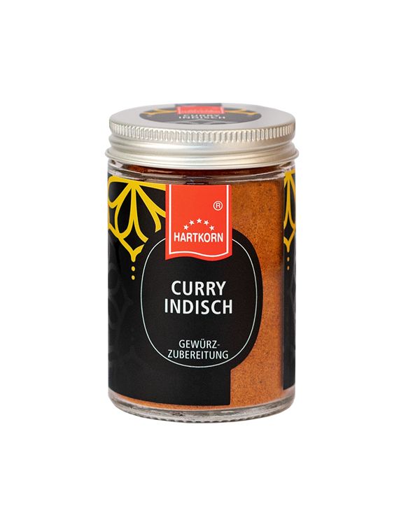 Curry indisch, gemahlen Gourmetgewürz im Glas