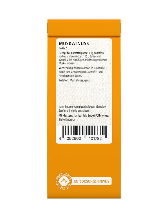 Gewürzbeutel Muskatnuss ganz