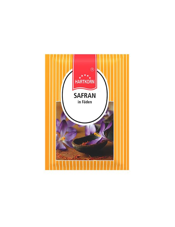 Flachbeutel Safran in Fäden
