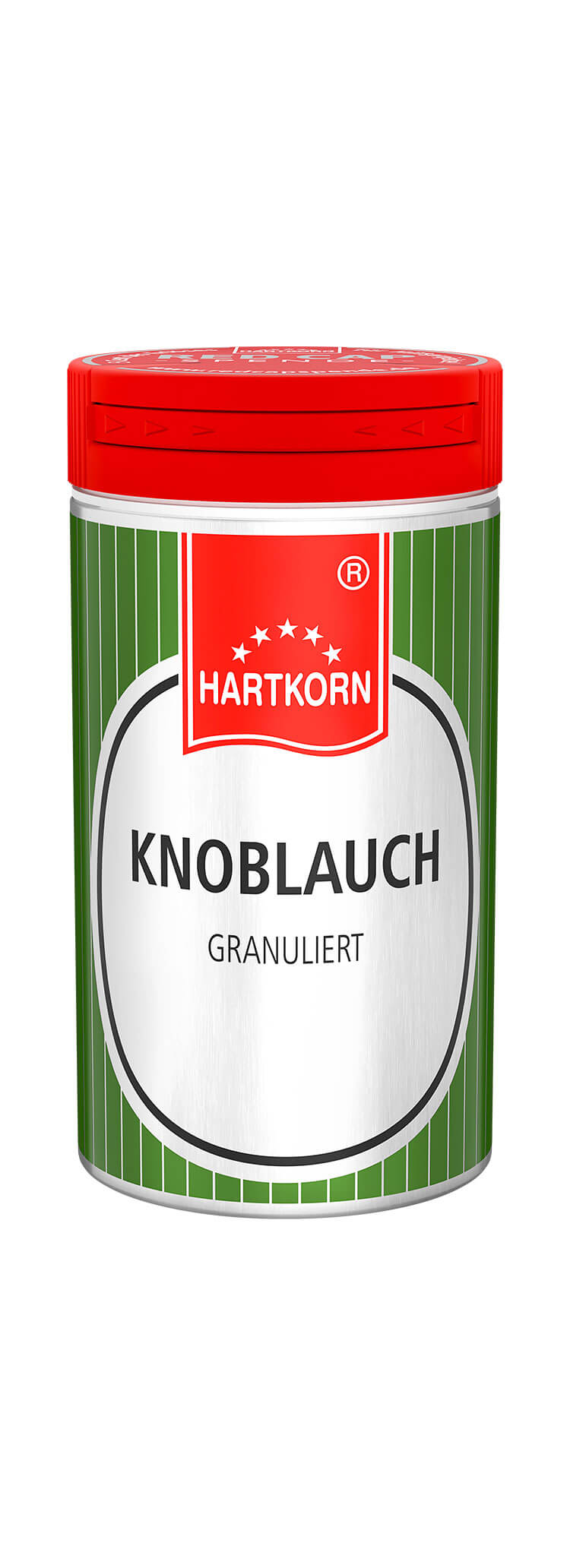 Hartkorn Gewürze Knoblauch Granuliert in der Alu Dose