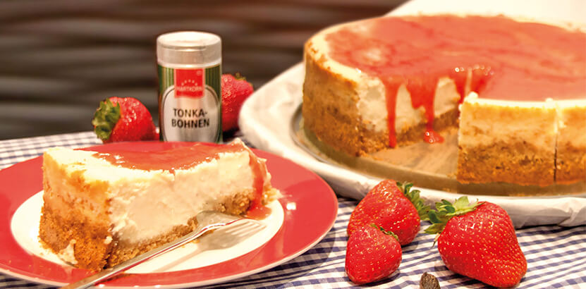 American Cheesecake mit Tonkabohne