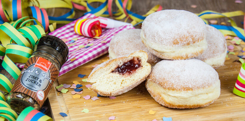 Berliner mit Zimt & Zucker