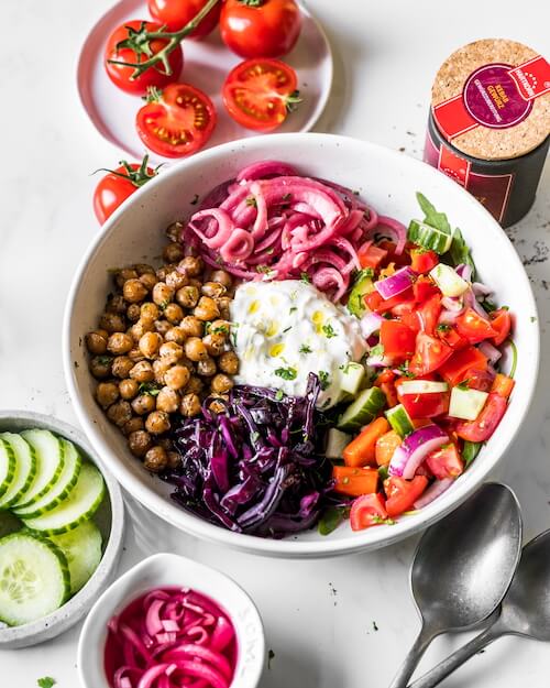 Bunte Kebab Bowl