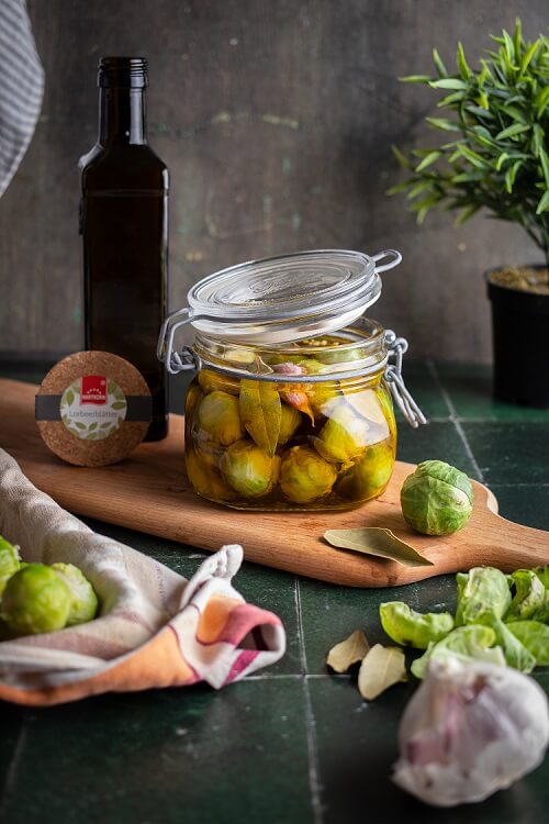 Eingelegter Rosenkohl