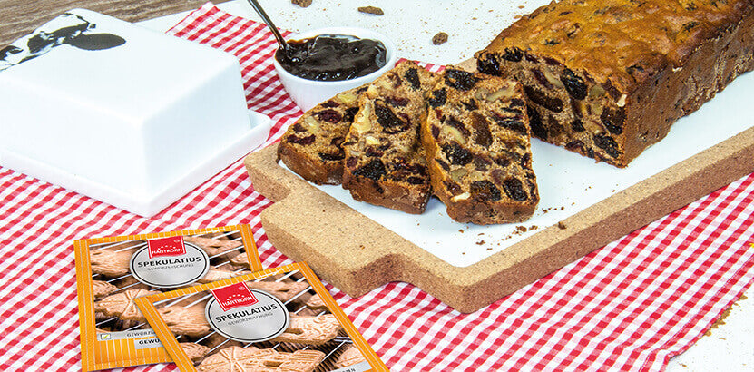 Früchtebrot mit Spekulatius-Gewürz