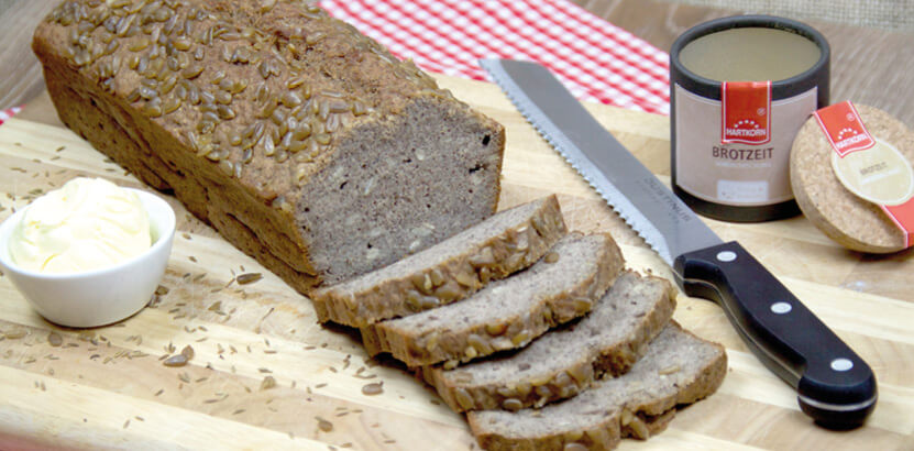 Glutenfreies Buchweizen-Gewürzbrot