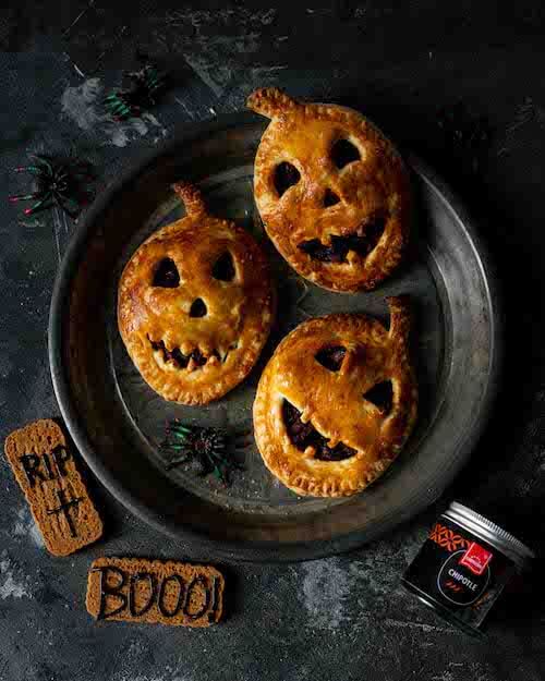 Halloween Pies mit Chipotle