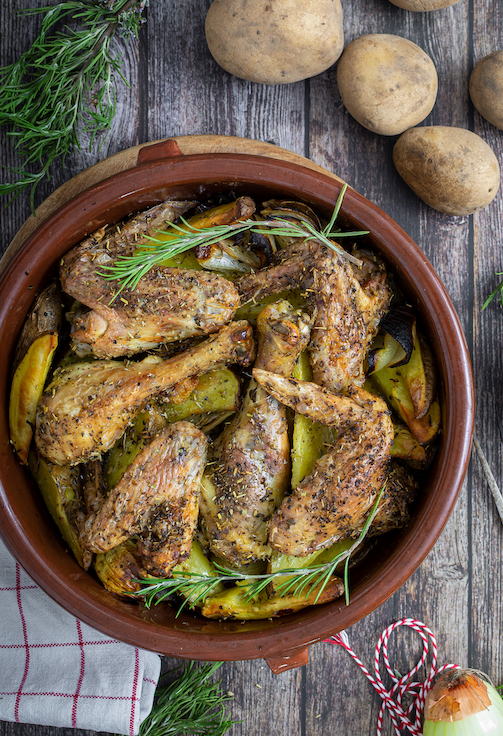 Kartoffel-Hähnchen-Pfanne