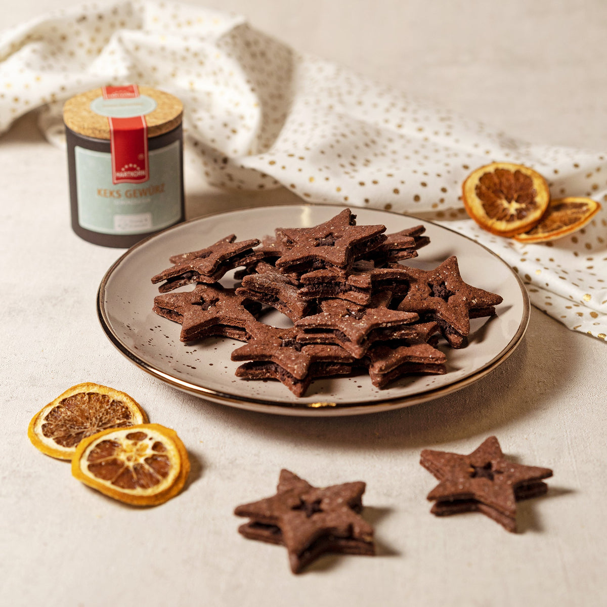 Linzer Mokka-Sterne
