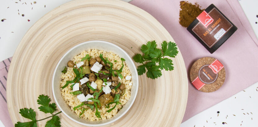 Orientalische Bowl mit Ras el Hanout