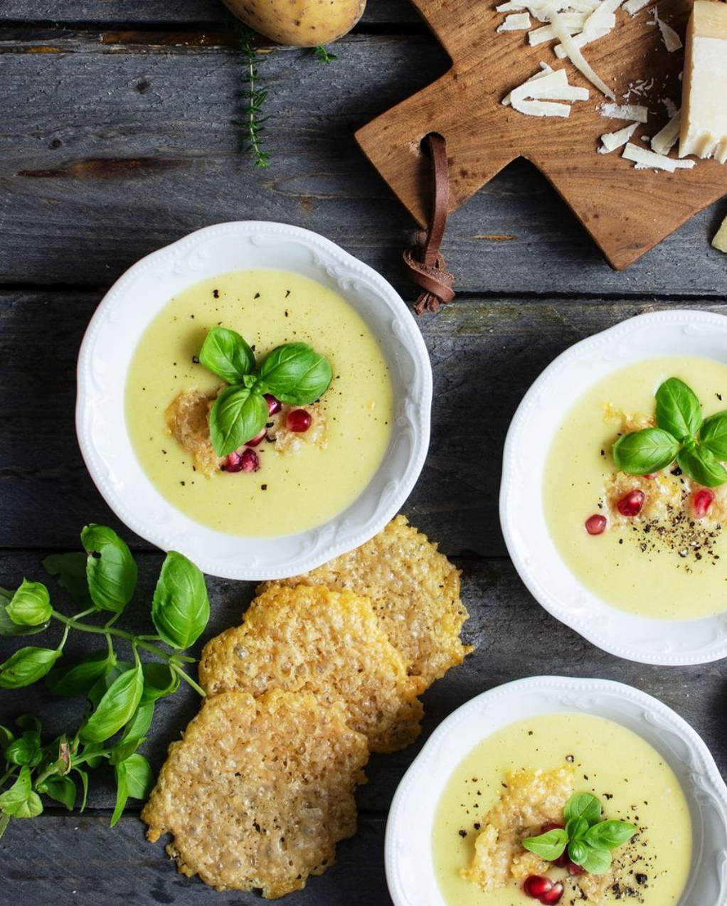 Parmesan-Kartoffel-Suppe
