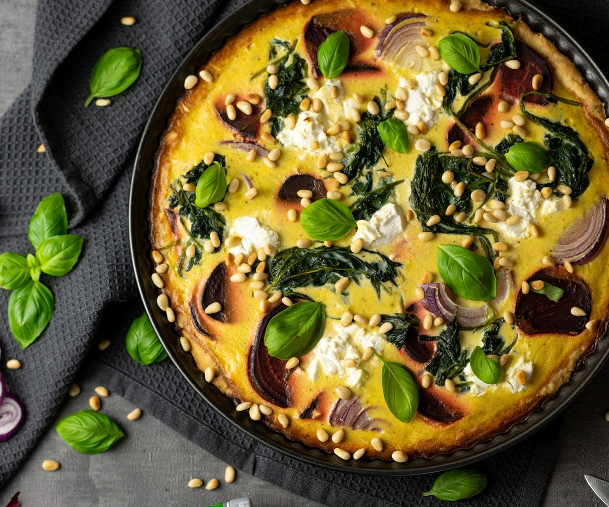 Rote-Bete-Quiche