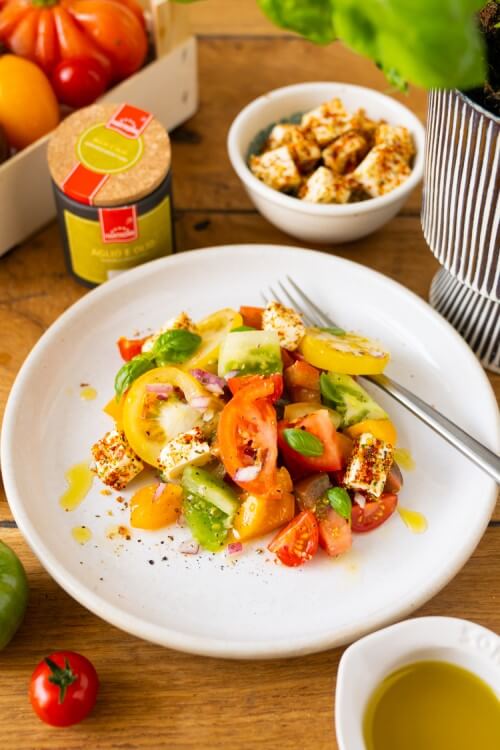 Tomatensalat mit Feta