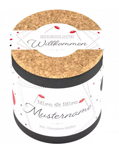 Wedding label Mrs & Mrs ♀♀