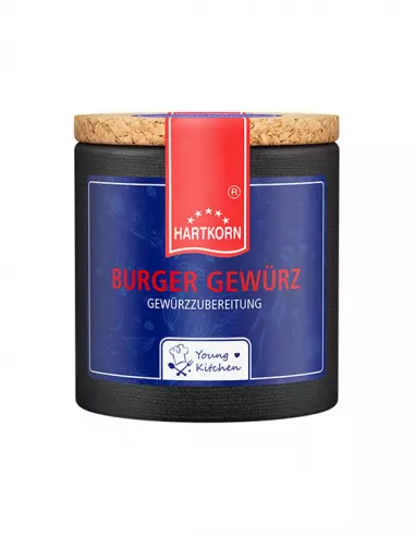 Burger spice preparation Young Kitchen