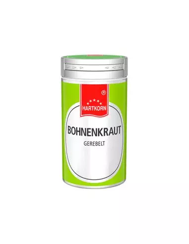 Bohnenkraut gerebelt, Gewürzstreuer