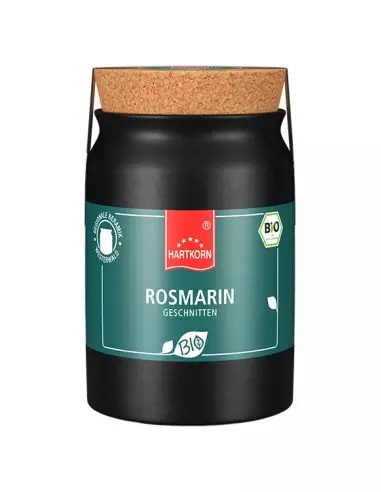 Rosmarin geschnitten BIO Gewürz, Keramiktöpfchen