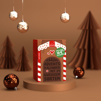 Hartkorn Gewürze Lebkuchenhaus Adventskalender